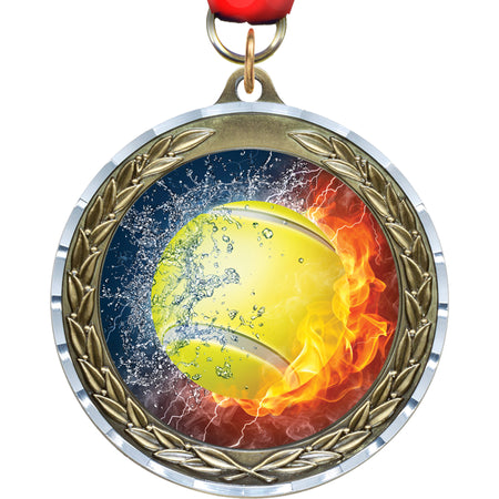 2.75" Diecast Insert Medal with Diamond Cut Border [MM299DC]