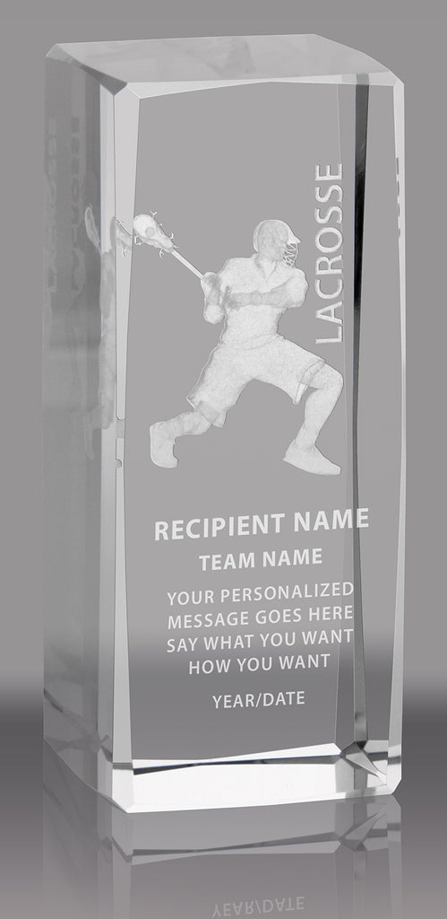 Lacrosse 3D Laser Sport Crystal [CMSPRT-LC]