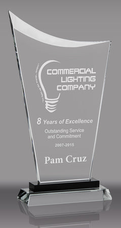 Contemporary Glass with Pedestal Base- 8.75 inch [GT2902-8]