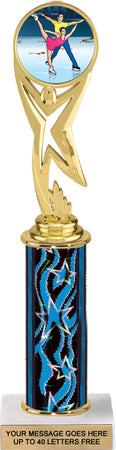 Star Victory Color Insert Trophy w/ Column [Ti12-J56]