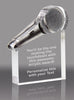 Microphone Acrylic Award- 4x5 inch [AMIC-5-Q]