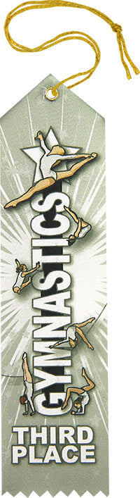 Gymnastics - 3rd Place Colormax Ribbon [RCMSPT-GG-3RD]