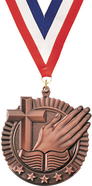 2.75" Religion 5 Star Medal- Bronze [MP36-RL-B]