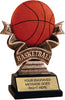 Basketball Ribbon Resin Trophy- 5.5 inch [RJRIB5-BK-5]