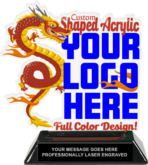 Custom Shaped Colorix-T Acrylic Trophies