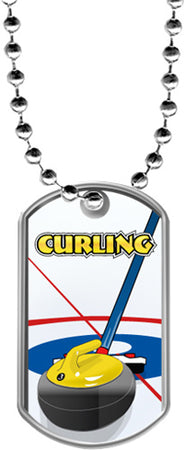 Curling Dog Tags [DTLAM2-CRL]