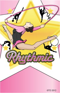 Gymnastics- Rhythmic Plaque Insert [BBP-2132]