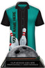 Bowling Shirt Colorix-T Acrylic Trophy- Teal [TACR7-JSY-BW-TEAL-Q]