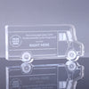 1 inch Thick Delivery Truck Acrylic Award - 6 inch [A1DTU6-Q]