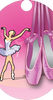 Dance- Ballet Dog Tag Insert [DT-1645]