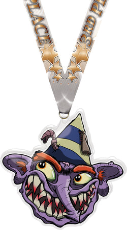 Exclusive TD Creepz Gnomey Colorix-M Acrylic Medal - 5 inch [MACR5-CRPZ-GNME-Q]