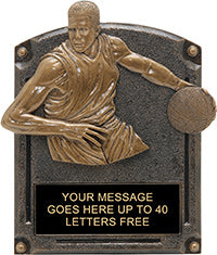 Basketball Male Legends of Fame Resin Trophy [RLOF46-BKM]