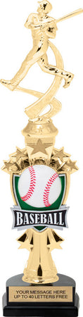 Baseball Shooting Star Sport Riser Trophy [TMSSTR14-BS]