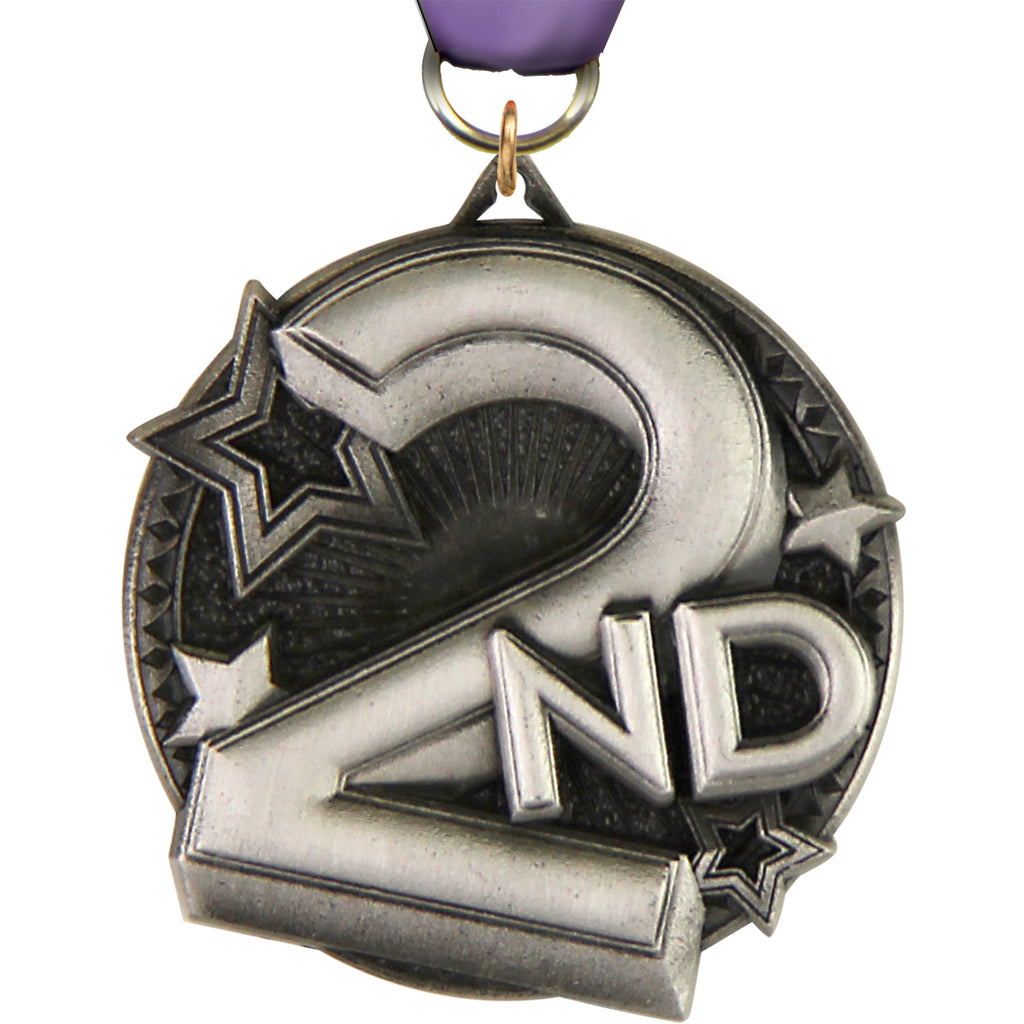 2nd Ultra-Impact 3-D 2" Medal [MDTD2-2ND]