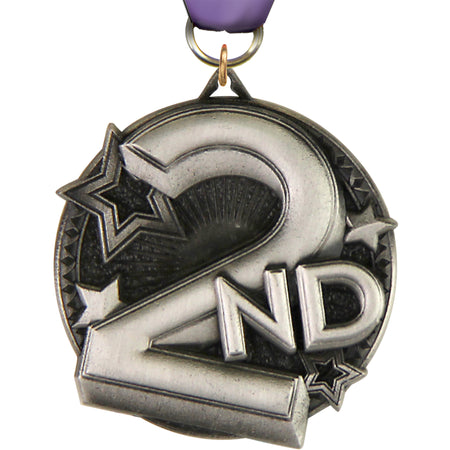 2nd Ultra-Impact 3-D 2" Medal [MDTD2-2ND]