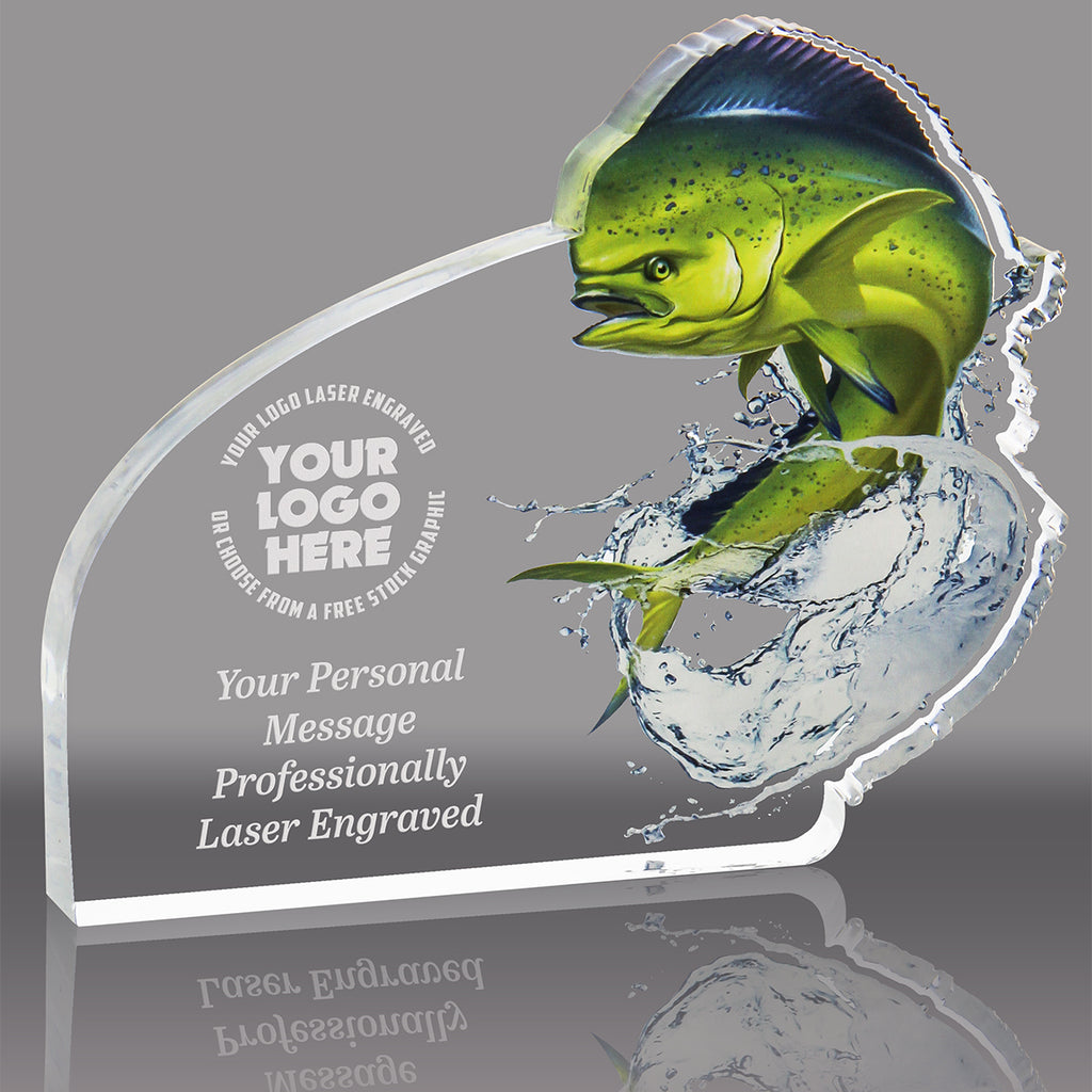 Mahi Mahi Fishing Acrylic Awards
