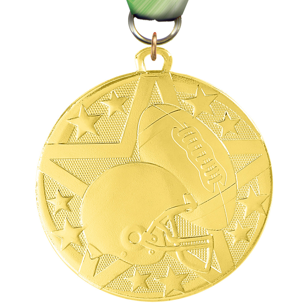 2" Football Bright Superstar Medal [MJSS2-FB]