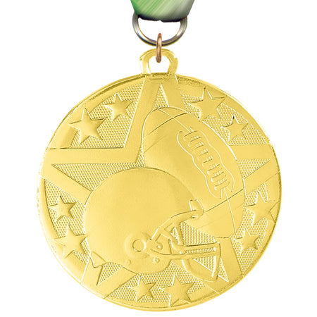 2" Football Bright Superstar Medal [MJSS2-FB]