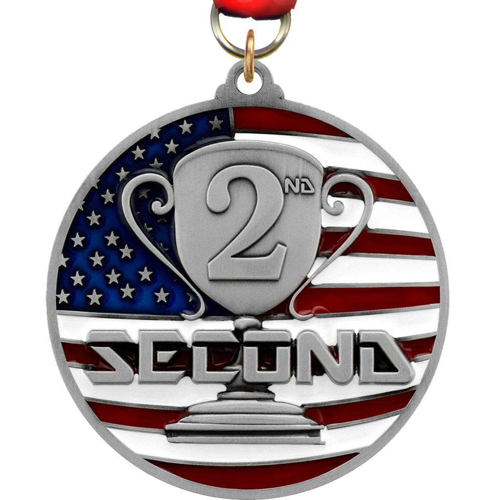 2.75" Second Patriotic Medal [MSUS2-2ND]