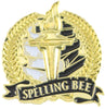 Spelling Bee Academic Lapel Torch Pin [LPST103]