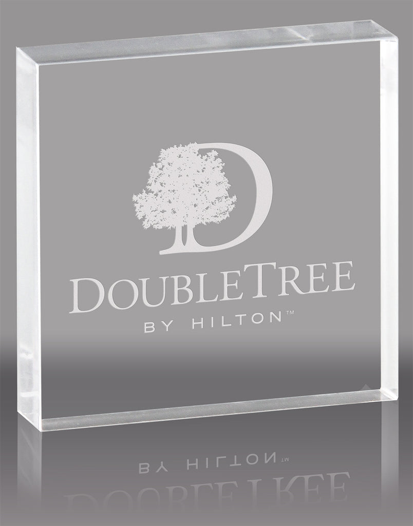 Acrylic Logo Block - 5.5 x 5.5 inch [ALB-55X55-Q]