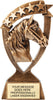 Horse Banner Resin Trophy - 6 inch [RM5SHS-6]