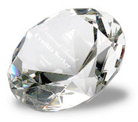 Crystal Diamond Shaped Paperweight [CP046]