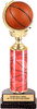 Spinning Squeezable Basketball Trophy [TSFB9-BK]
