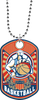 Basketball Monster Dog Tag [DTXL-BK]