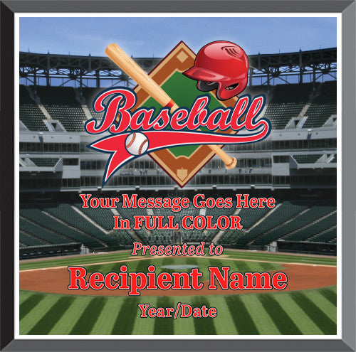 Baseball Square Graphix Plaque [PGFXQ88-BS]