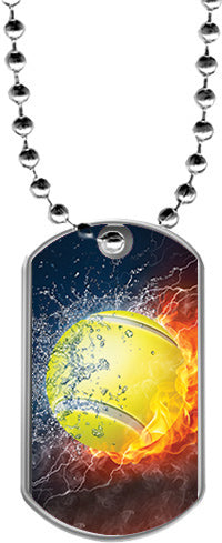 Tennis Dog Tags [DTLAM2-TN]