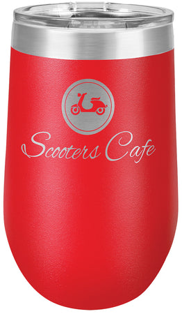 Polar Camel 16 oz Vacuum Insulated Stemless Tumbler - Red [SWGJ8XL-RED]