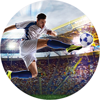 Soccer - Male Lightning Insert [TD-4157]