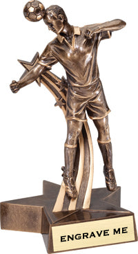 Soccer Superstar Resin Trophies [Male]