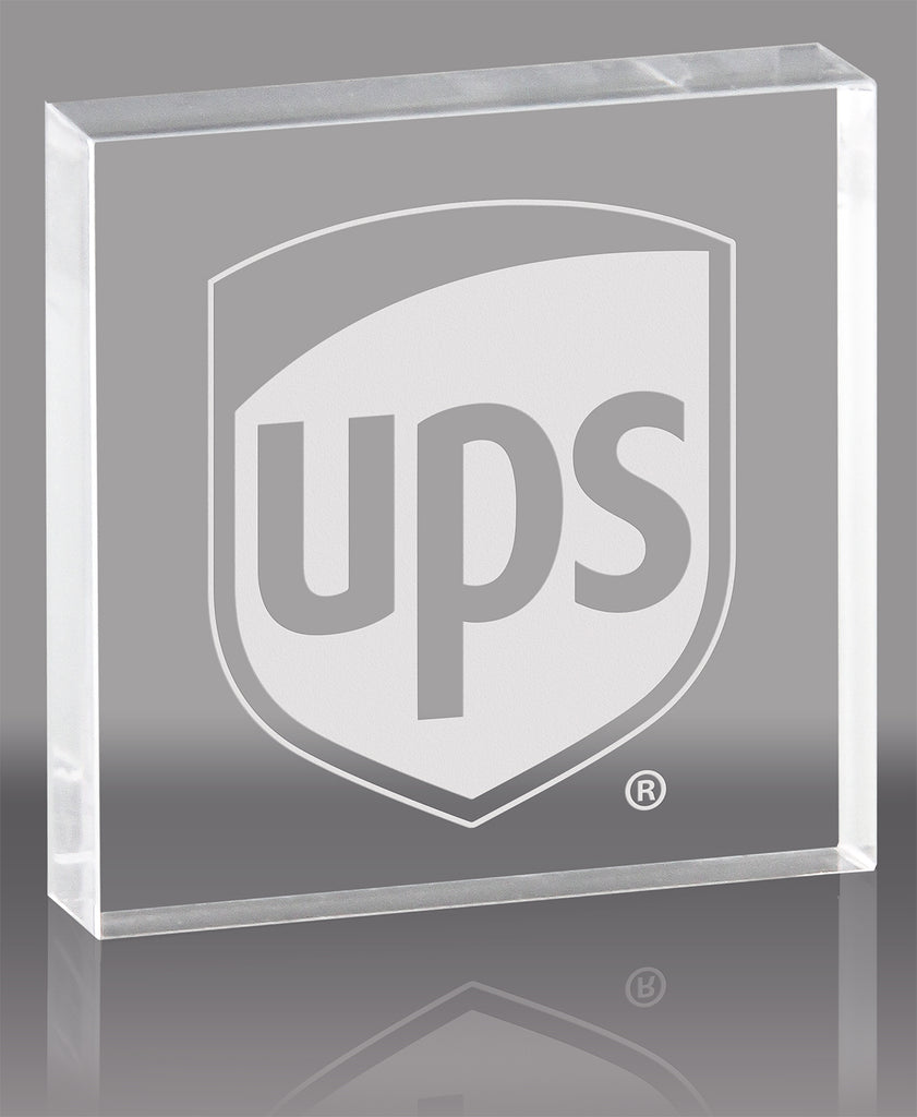 Acrylic Logo Block - 2.5 x 2.5 inch [ALB-25X25-Q]