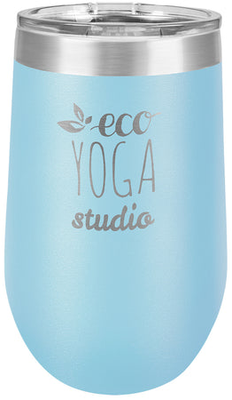 Polar Camel 16 oz Vacuum Insulated Stemless Tumbler - Light Blue [SWGJ8XL-LBLU]