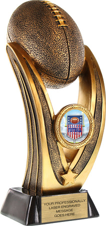 Football Insert Resin Trophy [RM139-14]
