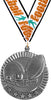 Football 5 Star Medal- Silver [MP36-FB-S]