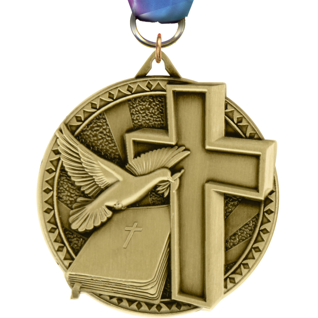 2" Religion Ultra-Impact 3-D Medal [MDTD2-RL]