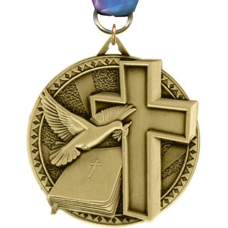 2" Religion Ultra-Impact 3-D Medal [MDTD2-RL]
