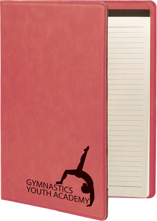 Pink Mini Leatherette Portfolio [MPJ79-391]
