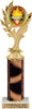 Golden Leaf Color Insert Trophy w/ Column [Ti12-C51]
