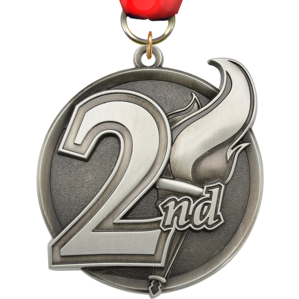 2nd Place 2.25" Mega Medal [MEGA2-2ND]