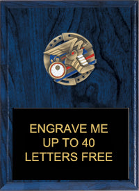 8"x10" Track Dimensional Color Plaque [PEM8-TK]