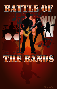 Battle of the Bands Plaque Insert [BBP-2050]