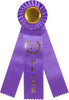 7th Place Triple Streamer Rosette Ribbon [R10R3-7TH]
