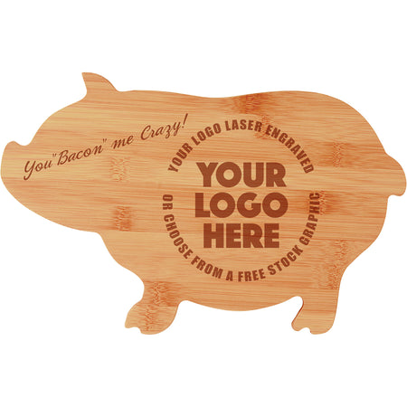 Bamboo Pig-Shaped Cutting Board [NBCB132J]