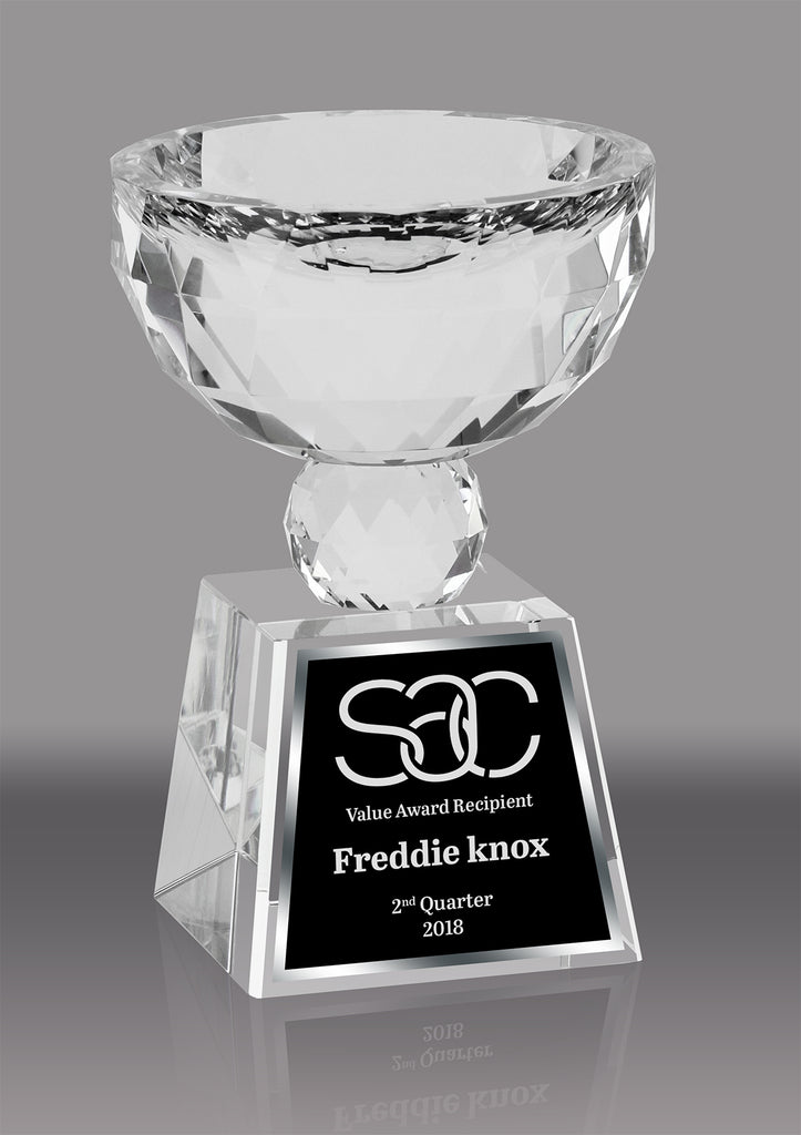 Optical Crystal Bowl Award - 6.5 inch [CRB-135]