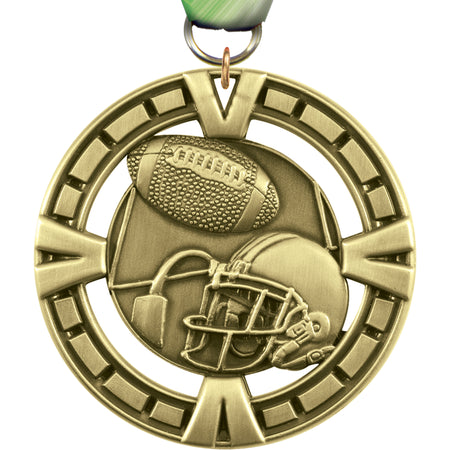 2.5" Football Victory Medal [M4V25-FB]