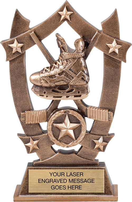 Hockey Arch Resin Trophy - 6.25"  [RMARC6-HK]